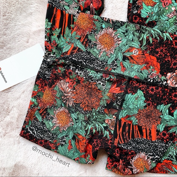 Lululemon Wunder Under High-rise Floral Leggings - Picture 1 of 8
